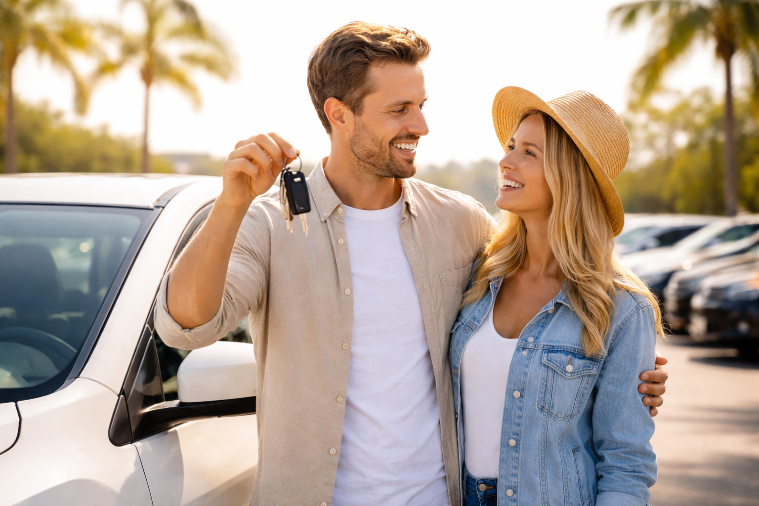 Rental car confirmation preview